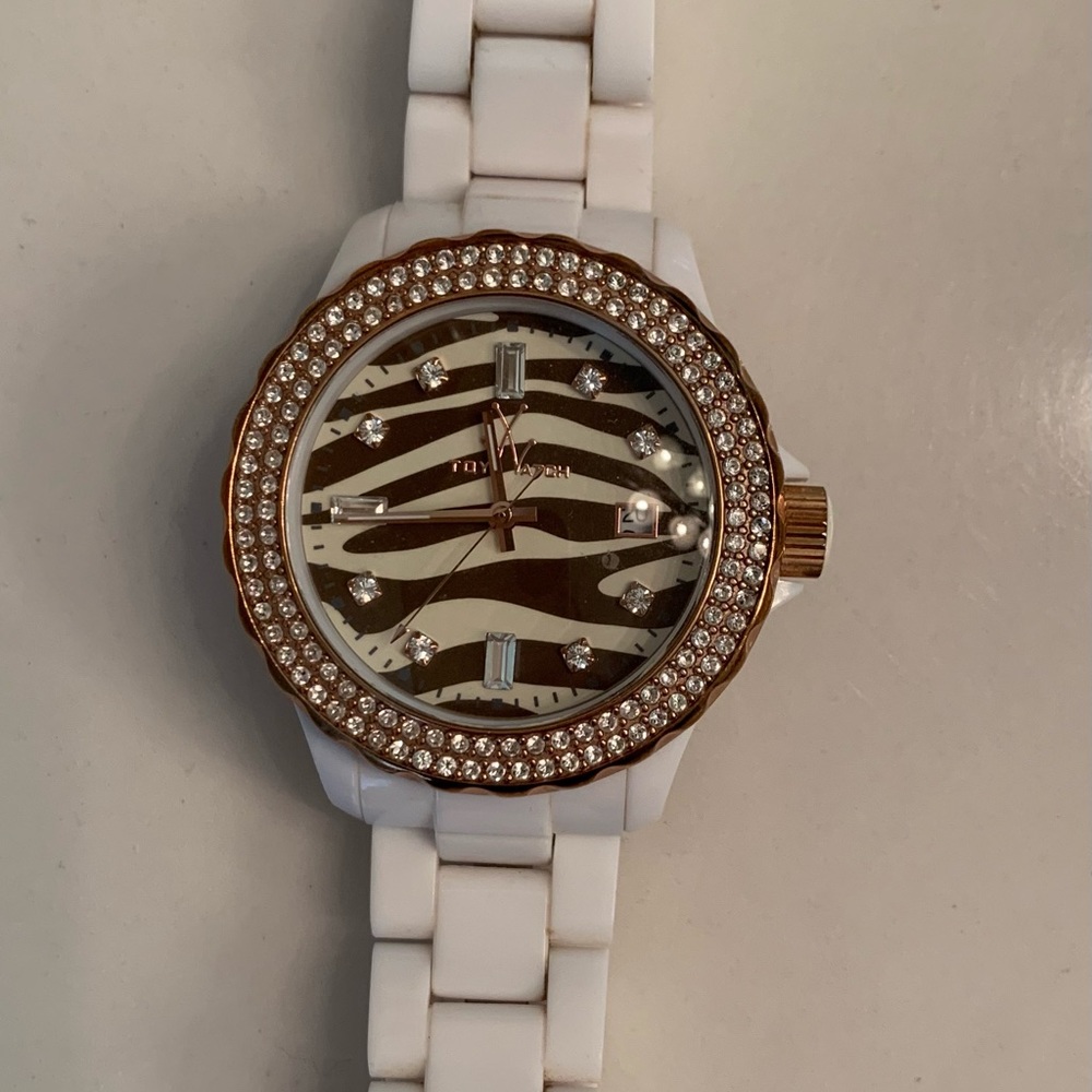 Toy Watch Safari Collection Zebra Print Watch